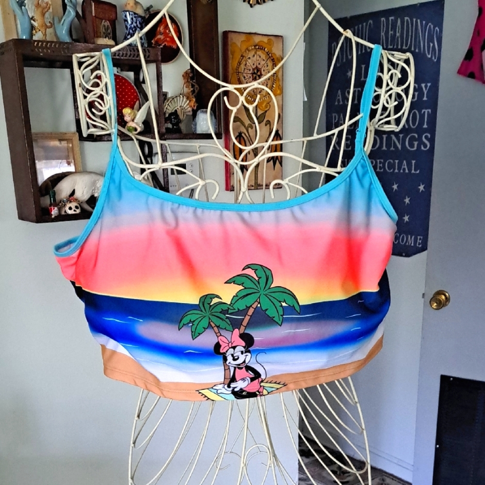 Disney Minnie Mouse 3X Swim Top
